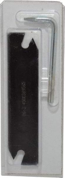 Hertel - 1.02" Blade Height, 3/32" Blade Width, 4.33" OAL, Right Hand Cut, Single End Indexable Cut-Off Blade - MGIH Blade - USA Tool & Supply