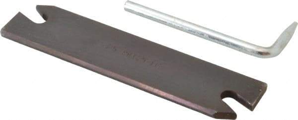 Hertel - 1.02" Blade Height, 5/32" Blade Width, 4.33" OAL, Right Hand Cut, Single End Indexable Cut-Off Blade - MGIH Blade - USA Tool & Supply