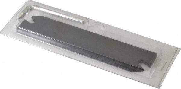 Hertel - 1-1/4" Blade Height, 0.203" Blade Width, 5.9" OAL, Right Hand Cut, Single End Indexable Cut-Off Blade - MGIH Blade - USA Tool & Supply