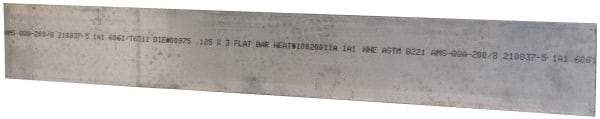 Value Collection - 1/8 Inch Thick x 3 Inch Wide x 24 Inch Long, Aluminum Strip - Alloy 6061 - USA Tool & Supply