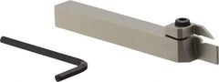 Iscar - HELI, External, Right Hand, 3 to 3.18mm Groove Width, Indexable Grooving Tool Holder - GRIP 3.., HGN 30.. Insert Compatibility, 16mm Shank Height, 16mm Shank Width, 140mm OAL - USA Tool & Supply