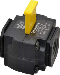 Norgren - 1/2" NPT Lockout Valve - 8 CV Rate, 240 CFM, 250 Max psi, Slide Actuator - USA Tool & Supply