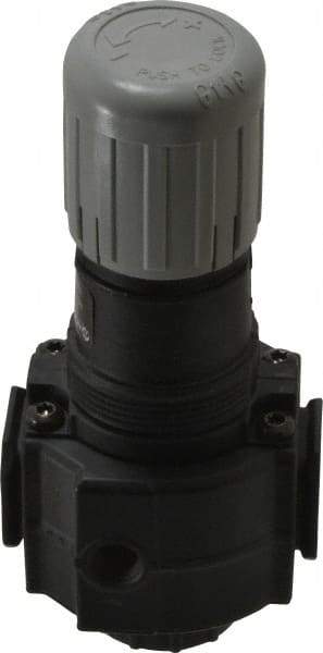 Norgren - 3/4" NPT Relief Valve - 3.09 CV Rate, 93 CFM, 250 Max psi, Knob Adjustment Actuator - USA Tool & Supply