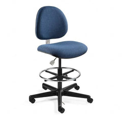 Bevco - 21 to 28-1/2" High ESD Swivel Chair - USA Tool & Supply