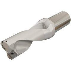 Iscar - 78mm Max Drill Depth, 2xD, 39mm Diam, Indexable Insert Drill - 2 Inserts, 32mm Shank Diam, Whistle Notch Shank - USA Tool & Supply