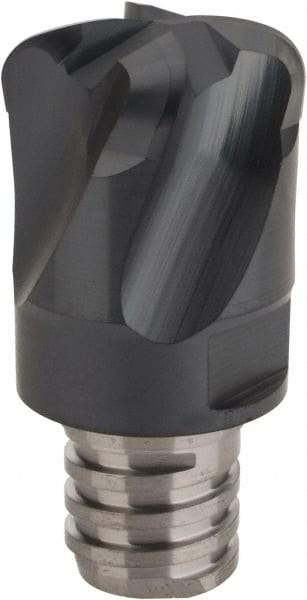 Iscar - MM EFF Grade IC903 Carbide End Milling Tip Insert - TiAlN Finish, 4 Flutes, 20mm Cutting Diam, 1mm Depth of Cut, 25.5mm Extension, 0.158" Cnr Rad - USA Tool & Supply