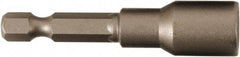 Wiha - 5.5mm Magnetic Nutsetter - 1/4" Hex Drive, 2-1/8" OAL - USA Tool & Supply