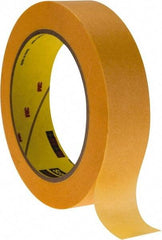 3M - 1" Wide x 60 Yd Long Bronze Paper Masking Tape - Series 2460, 3.3 mil Thick, 17 In/Lb Tensile Strength - USA Tool & Supply