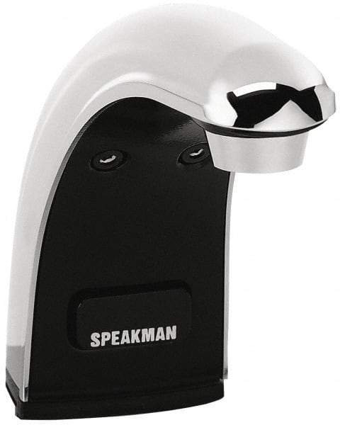 Speakman - Surface Mounted Electronic & Sensor Faucet with External Mixer - Powered by AC Only, Integral Spout, 8" Mounting Centers, Lead-Free, For Use with Potable Water Applications - USA Tool & Supply