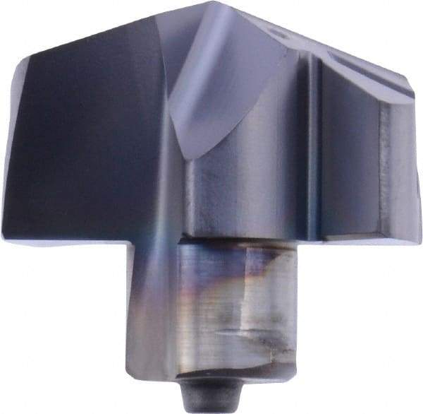 Iscar - Series ICP, 19.2mm Diam Grade IC908 140° Replaceable Drill Tip - Carbide, TiAlN Finish, 19 Seat Size - USA Tool & Supply