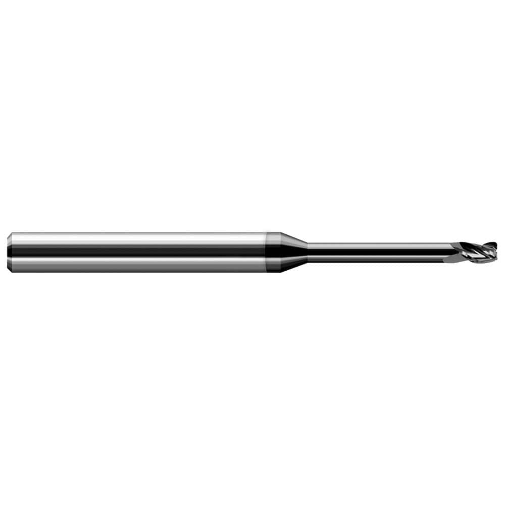 Harvey Tool - 5/64" Diam 3 Flute Solid Carbide 0.01" Corner Radius - Exact Industrial Supply
