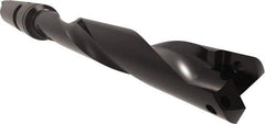 Allied Machine and Engineering - Series 1, 18mm Max Diam, 3MT Taper Shank, Helical Flute Spade Drill - 4-3/4" Max Depth, 5-7/8" Body Length, 9-3/4" OAL, Standard Length, Through Coolant - USA Tool & Supply