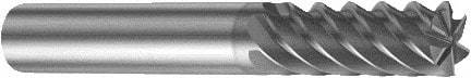 Sandvik Coromant - 8mm, 6 Flute, Solid Carbide, Corner Radius End Mill - 63mm OAL, 50° Helix, Right Hand Flute, 19mm LOC, Right Hand Cut - USA Tool & Supply