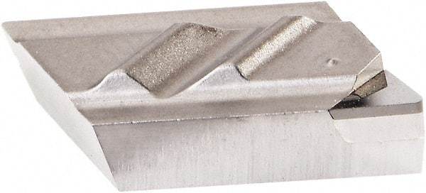 Kennametal - NPL508, KD1425 Grade Diamond Tipped Profiling Insert - Uncoated, 55° Incl Angle, Parallelogram, 0.4566" Side Length, 1/8" Thick, 0.2mm Corner Radius - USA Tool & Supply