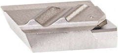 Kennametal - NPL508, KD1425 Grade Diamond Tipped Profiling Insert - Uncoated, 55° Incl Angle, Parallelogram, 0.4566" Side Length, 1/8" Thick, 0.2mm Corner Radius - USA Tool & Supply