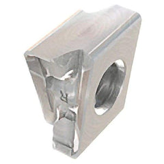 Iscar - LNHT1106 HT Grade IC328 Carbide Milling Insert - TiCN Finish, 0.433" Thick, 0.8mm Corner Radius - USA Tool & Supply