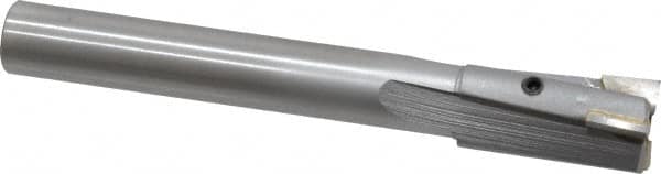 Made in USA - 13/16" Diam, 5/8" Shank, Diam, 3 Flutes, Straight Shank, Interchangeable Pilot Counterbore - USA Tool & Supply