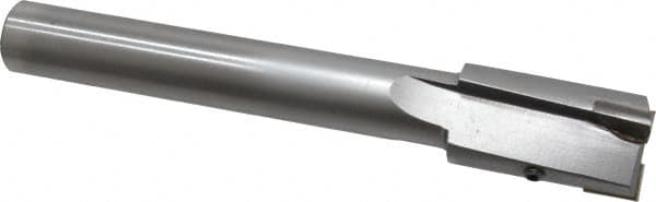 Made in USA - 1-1/16" Diam, 3/4" Shank, Diam, 3 Flutes, Straight Shank, Interchangeable Pilot Counterbore - USA Tool & Supply