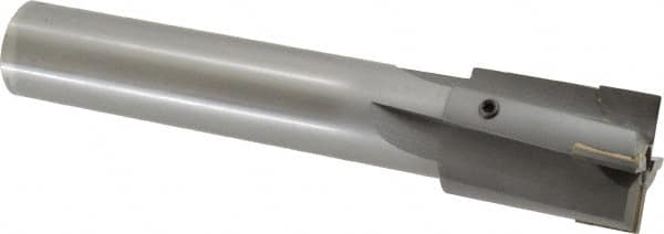 Made in USA - 1-5/8" Diam, 1-1/4" Shank, Diam, 4 Flutes, Straight Shank, Interchangeable Pilot Counterbore - USA Tool & Supply