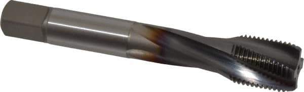 OSG - 5/8-18 UNF 4 Flute 3B Modified Bottoming Spiral Flute Tap - Powdered Metal, TiCN Finish, 3-13/16" OAL, Right Hand Flute, Right Hand Thread, H3, Series EXOTAP - USA Tool & Supply