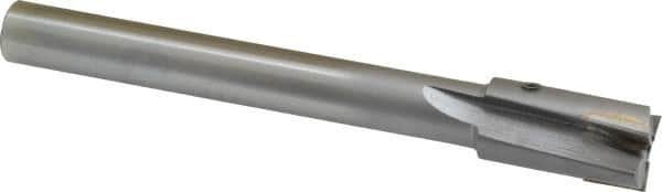 Made in USA - 11/16" Diam, 1/2" Shank, Diam, 3 Flutes, Straight Shank, Interchangeable Pilot Counterbore - USA Tool & Supply