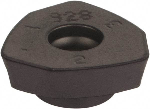 Iscar - FF WOMW09T320 Grade IC928 Carbide Milling Insert - TiAlN Finish, 0.1575" Thick, 14.5mm Inscribed Circle, 2mm Corner Radius - USA Tool & Supply