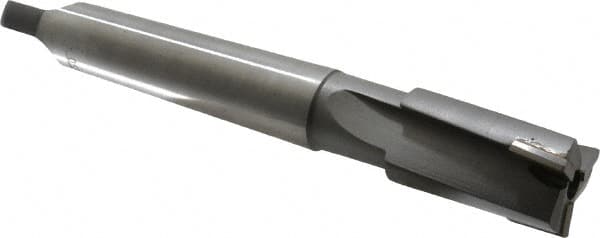 Made in USA - 7/8" Diam, 3 Flutes, Morse Taper Shank, Interchangeable Pilot Counterbore - USA Tool & Supply