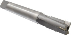 Made in USA - 1-1/16" Diam, 3 Flutes, Morse Taper Shank, Interchangeable Pilot Counterbore - USA Tool & Supply