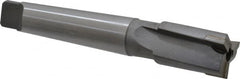 Made in USA - 1-1/8" Diam, 3 Flutes, Morse Taper Shank, Interchangeable Pilot Counterbore - USA Tool & Supply