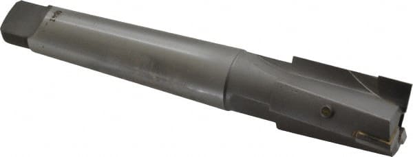 Made in USA - 1-3/16" Diam, 3 Flutes, Morse Taper Shank, Interchangeable Pilot Counterbore - USA Tool & Supply