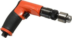 Dotco - 1/4" Keyed Chuck - Pistol Grip Handle, 1,000 RPM, 0.4 hp, 90 psi - USA Tool & Supply