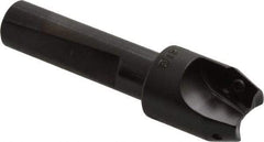 Kyocera - 20° Lead Angle, 9/16" Max Cut Diam, 9/16" Min Cut Diam, 0.33" Max Depth of Cut, Indexable Chamfer and Angle End Mill - 2 Inserts, XPMT 0902.. Insert Style, 2.78" Overall Length, Straight Shank - USA Tool & Supply