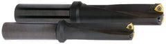 Kyocera - 6.93" Max Drill Depth, 3xD, 2-5/16" Diam, Indexable Insert Drill - 4 Inserts, 2" Shank Diam, Whistle Notch Shank - USA Tool & Supply