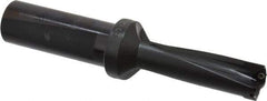 Kyocera - 1.87" Max Drill Depth, 3xD, 5/8" Diam, Indexable Insert Drill - 2 Inserts, 3/4" Shank Diam, Whistle Notch Shank - USA Tool & Supply