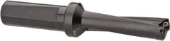 Kyocera - 2.06" Max Drill Depth, 3xD, 11/16" Diam, Indexable Insert Drill - 2 Inserts, 3/4" Shank Diam, Whistle Notch Shank - USA Tool & Supply