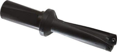 Kyocera - 2.81" Max Drill Depth, 3xD, 15/16" Diam, Indexable Insert Drill - 2 Inserts, 1" Shank Diam, Whistle Notch Shank - USA Tool & Supply