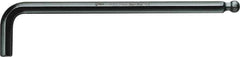 Wera - 1/2" Hex, Long Arm, Hex Key - 224mm OAL, Inch System of Measurement - USA Tool & Supply