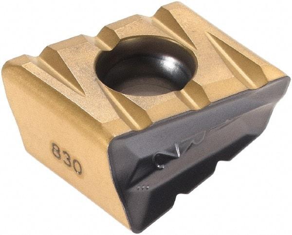 Iscar - T490 LNMT1360 Grade IC830 Carbide Milling Insert - TiAlN/TiN Finish - USA Tool & Supply