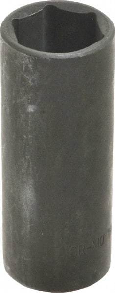 Blackhawk by Proto - 3/8" Drive 19mm Deep Impact Socket - 6 Points, 2-13/16" OAL - USA Tool & Supply