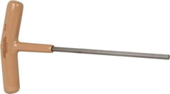 Paramount - 4mm Hex, T-Handle Cushion Grip, Hex Key - 6" OAL, Steel, Metric System of Measurement - USA Tool & Supply