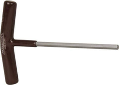 Paramount - 7/32" Hex, T-Handle Cushion Grip, Hex Key - 6" OAL, Steel, Inch System of Measurement - USA Tool & Supply