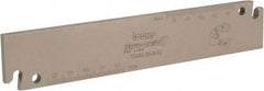 Iscar - 1.378" Blade Height, 0.205" Blade Width, 7.087" OAL, Neutral Cut, Single End Indexable Cut-Off Blade - TGSU Blade, Tang-GripIQ Series - USA Tool & Supply