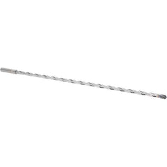 Guhring - 1/4" 2-Flute Solid Carbide Extra Length Drill Bit - USA Tool & Supply