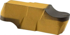 Iscar - 40020GIPI Grade IC8250, 4mm Cutting Width Carbide Grooving Insert - Right Hand, 2mm Corner Radius, TiCN/Al2O3/TiN Finish - USA Tool & Supply