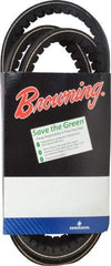 Browning - Section BX, 21/32" Wide, 65" Outside Length, Gripnotch V-Belt - Rubber Compound, Gripnotch, No. BX62 - USA Tool & Supply