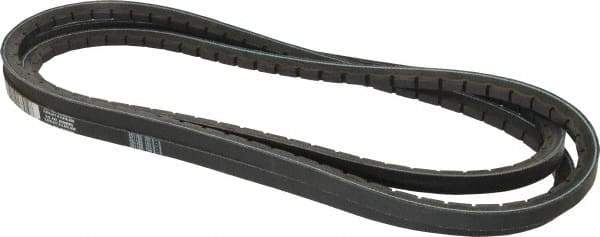 Browning - Section 5VX, 5/8" Wide, 125" Outside Length, Gripnotch V-Belt - Rubber Compound, 358 Gripnotch, No. 5VX1250 - USA Tool & Supply