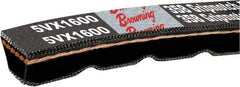 Browning - Section 3VX, 3/8" Wide, 118" Outside Length, Gripnotch V-Belt - Rubber Compound, 358 Gripnotch, No. 3VX1180 - USA Tool & Supply