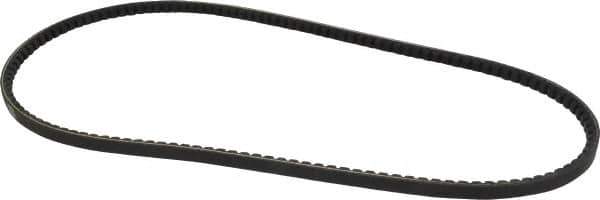 Browning - Section AX, 1/2" Wide, 48" Outside Length, Gripnotch V-Belt - Rubber Compound, Gripnotch, No. AX46 - USA Tool & Supply