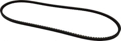 Browning - Section AX, 1/2" Wide, 50" Outside Length, Gripnotch V-Belt - Rubber Compound, Gripnotch, No. AX48 - USA Tool & Supply