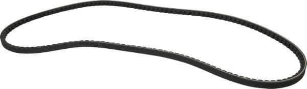 Browning - Section AX, 1/2" Wide, 55" Outside Length, Gripnotch V-Belt - Rubber Compound, Gripnotch, No. AX53 - USA Tool & Supply